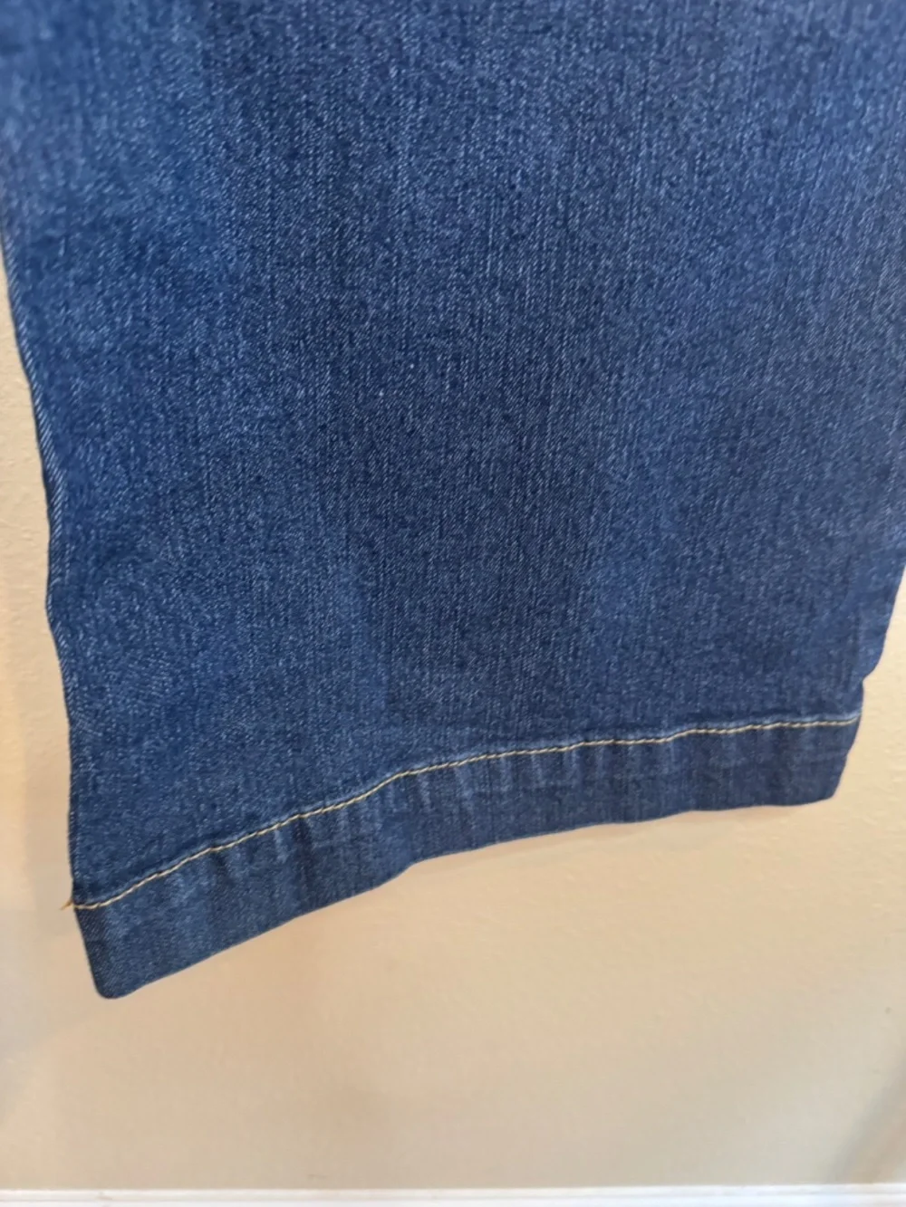 Michael Kors Women's Blue Sailor Button Jeans. Gold hardware. Size 16